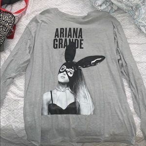 Ariana Grande Dangerous Woman Tour grey longsleeve